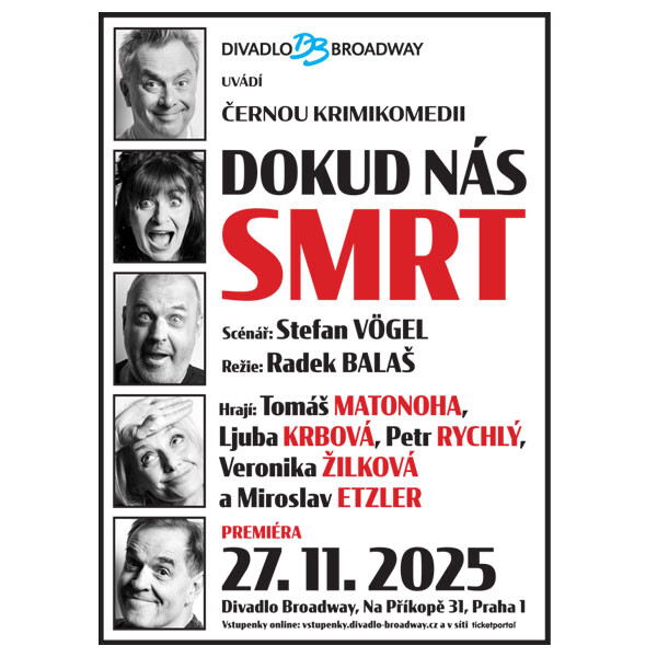 Aktuální hrací plán Divadla Broadway