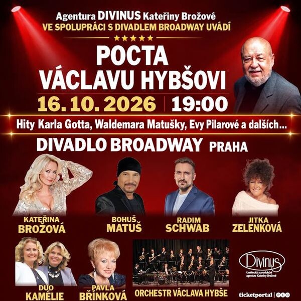 Aktuální hrací plán Divadla Broadway